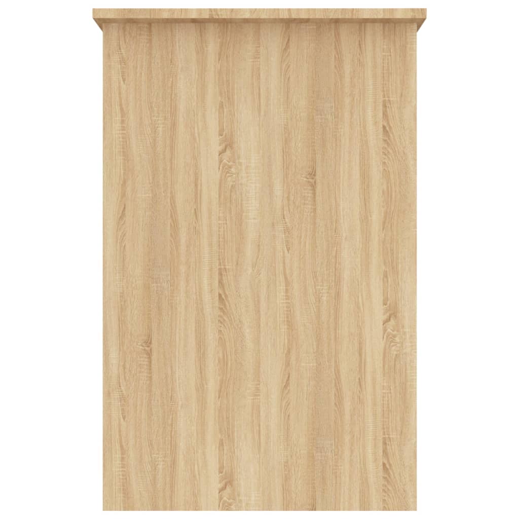 Desk Sonoma Oak 100x50x76 cm Engineered Wood