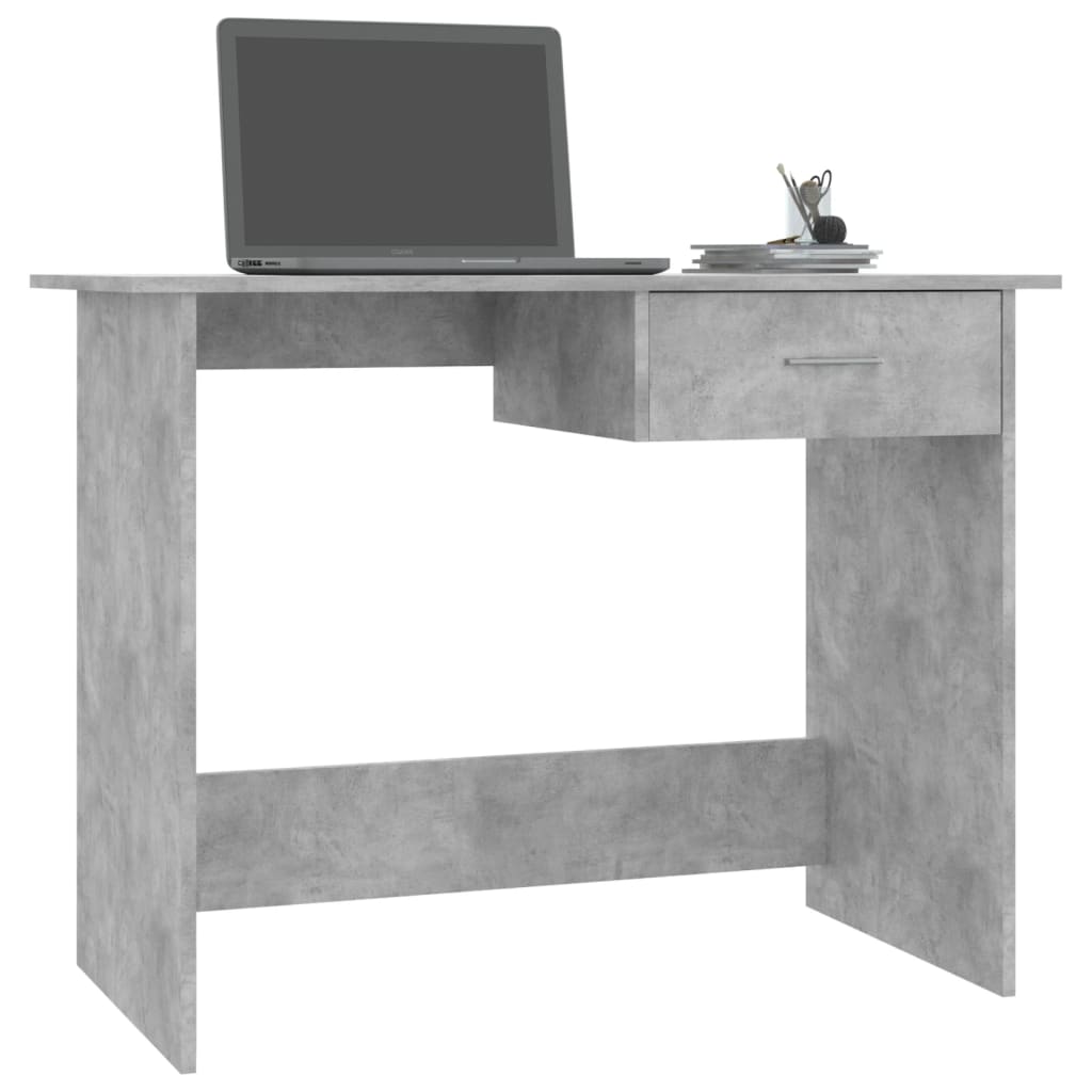 Modern Wooden Home Office Computer Desk Writing Table With Storage Drawer Wood