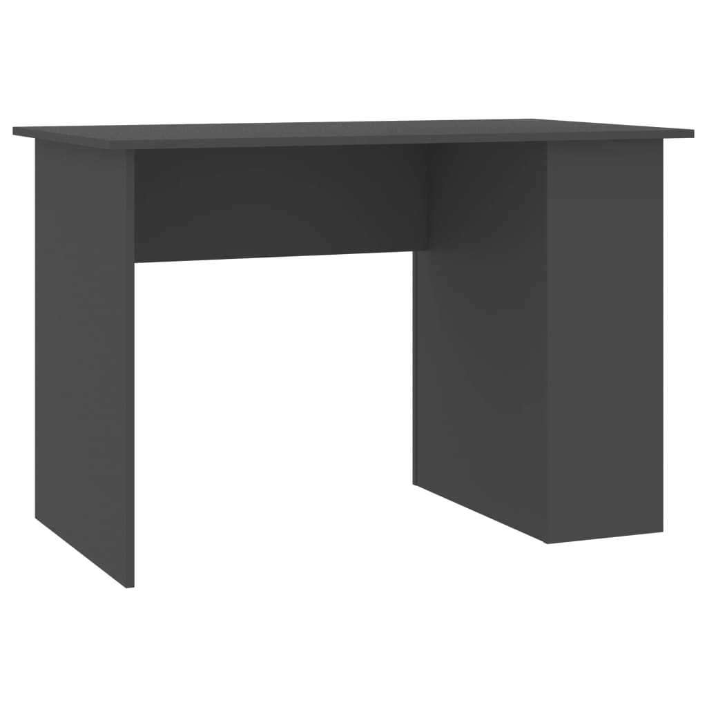 Desk Grey 110x60x73 cm Engineered Wood
