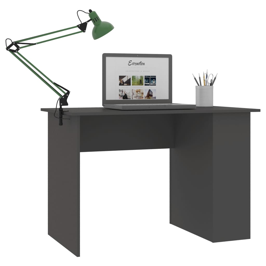 Desk Grey 110x60x73 cm Engineered Wood