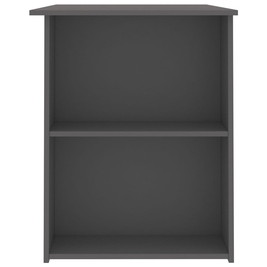 Desk Grey 110x60x73 cm Engineered Wood