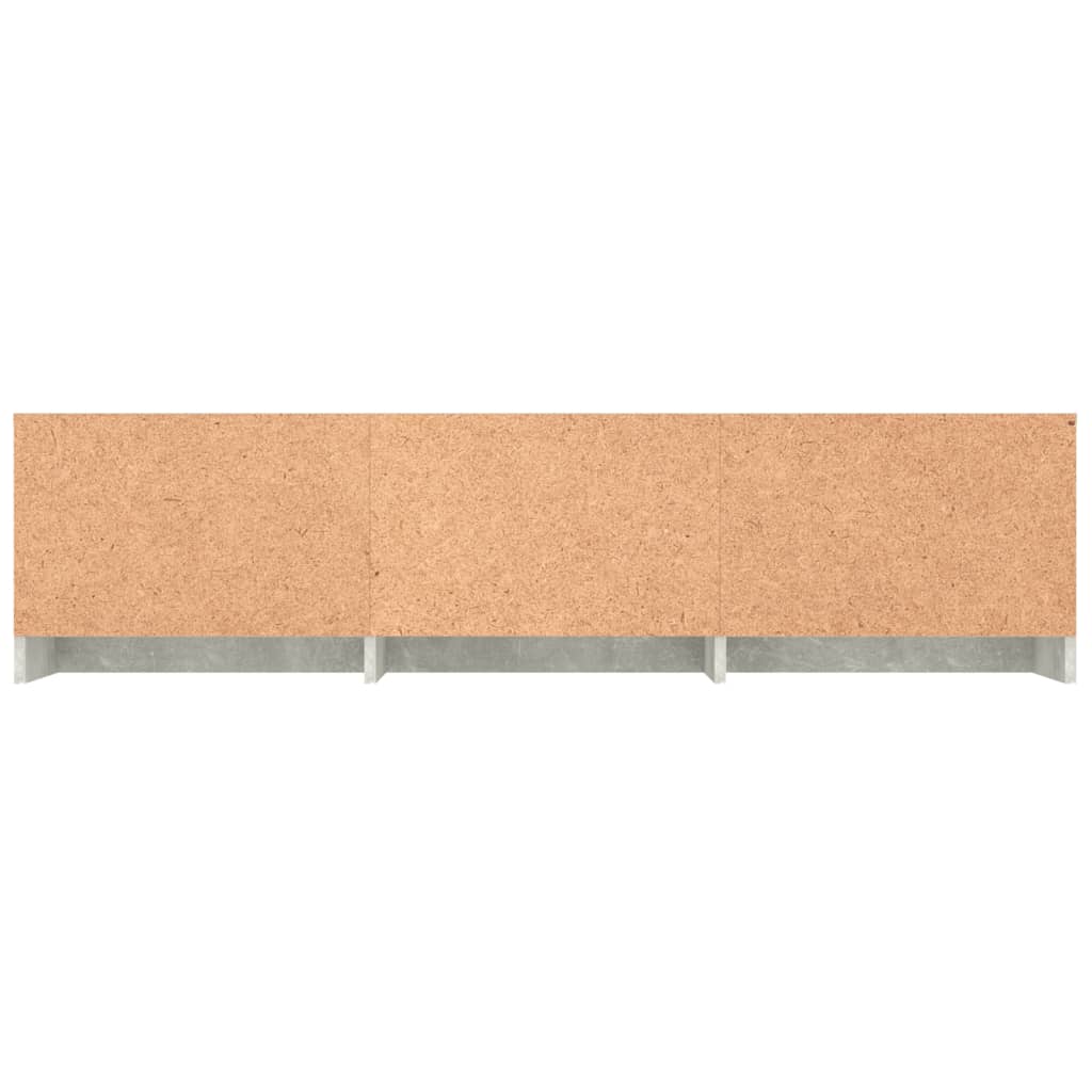 TV Cabinet Concrete Grey 140x40x35.5 cm Engineered Wood