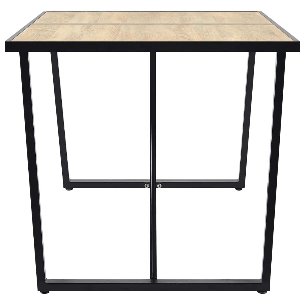 Dining Table Oak 160x80x75 cm MDF