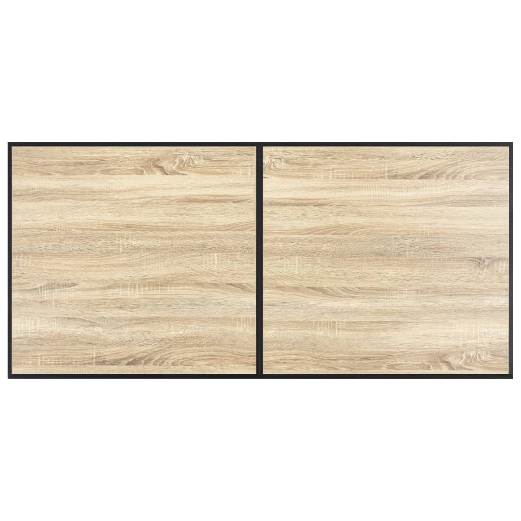 Dining Table Oak 160x80x75 cm MDF