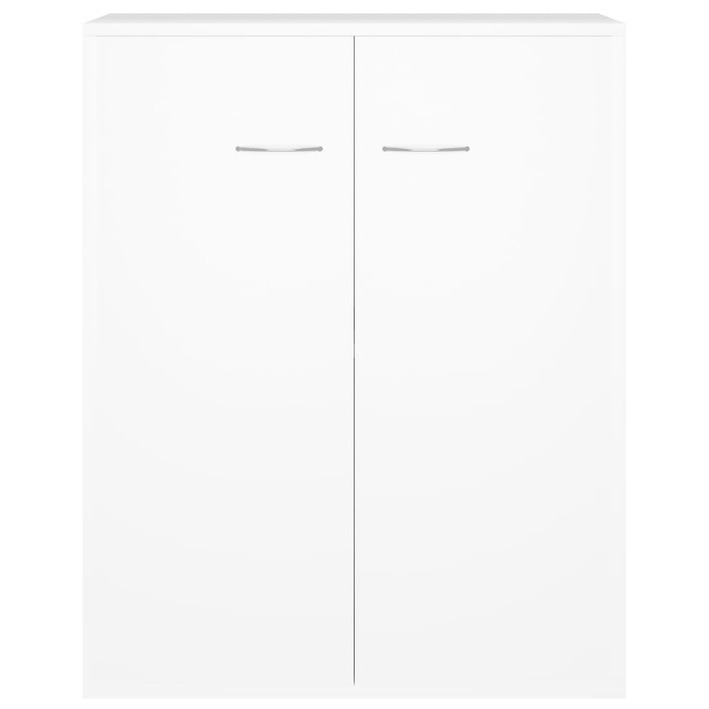 Sideboard White 60x30x75 cm Engineered Wood