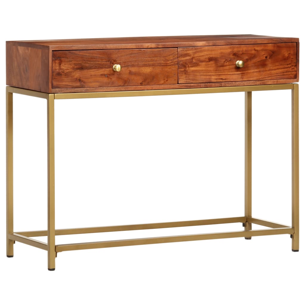 Console Table 100x35x76 cm Solid Acacia Wood