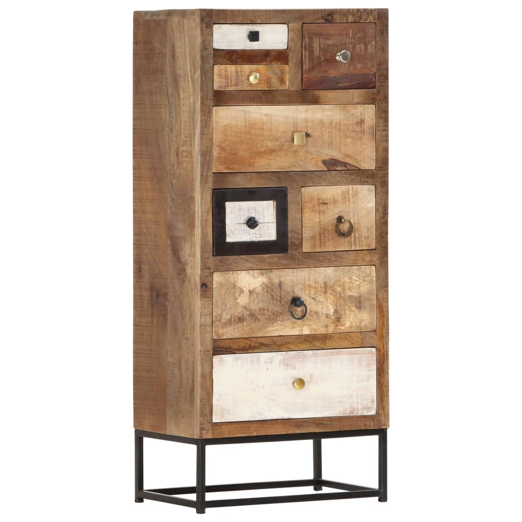 Drawer Cabinet 45x30x105 cm Solid Reclaimed Wood