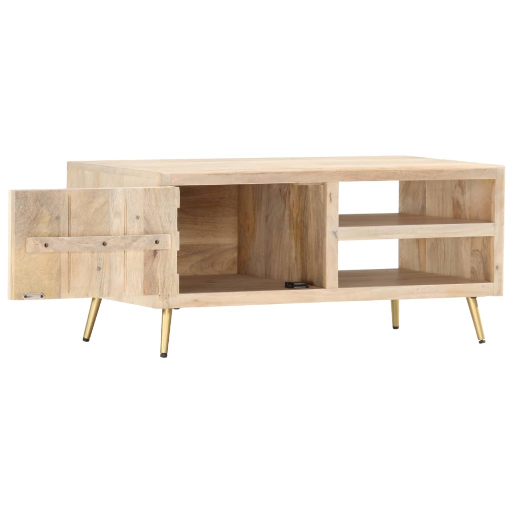 Coffee Table 90x45x40 cm Solid Mango Wood