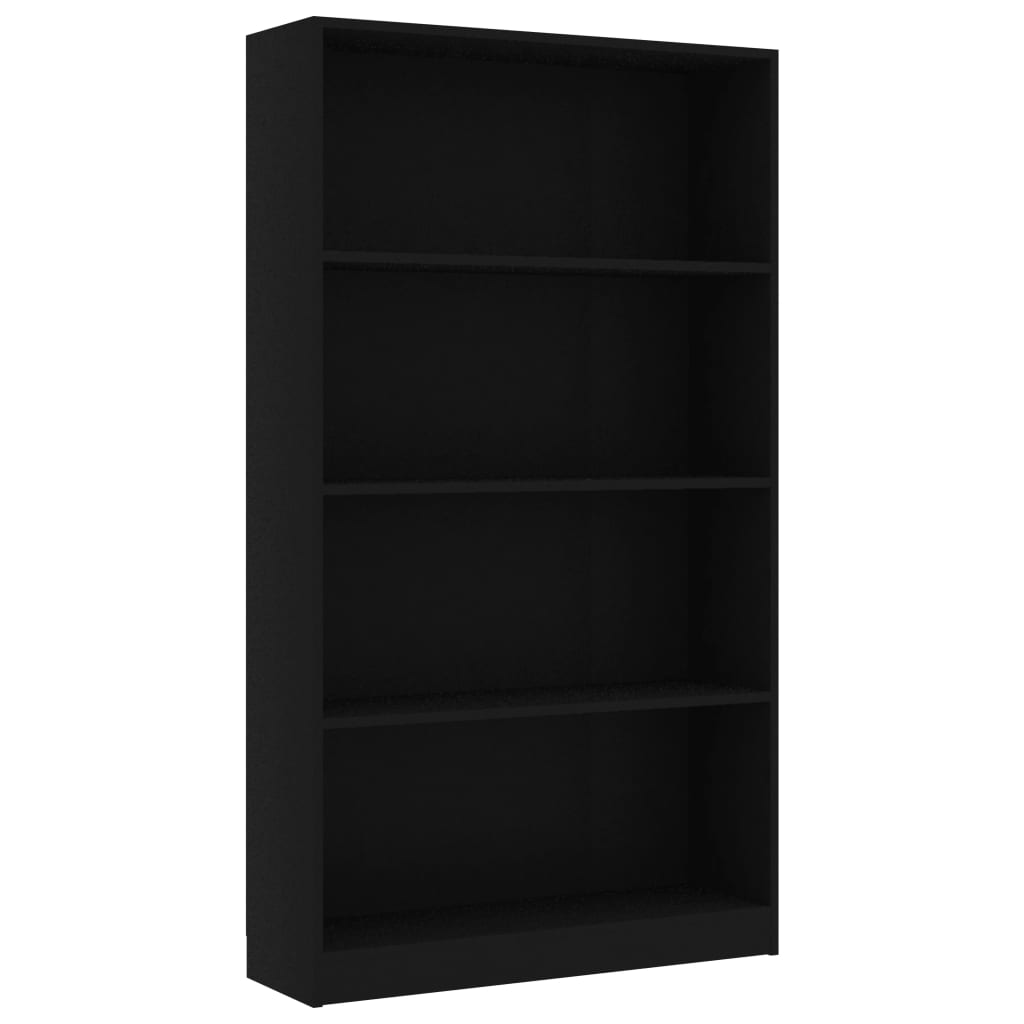 Modern Wooden 4-Tier Open Bookcase Book Storage Cabinet Unit Shelving Wood