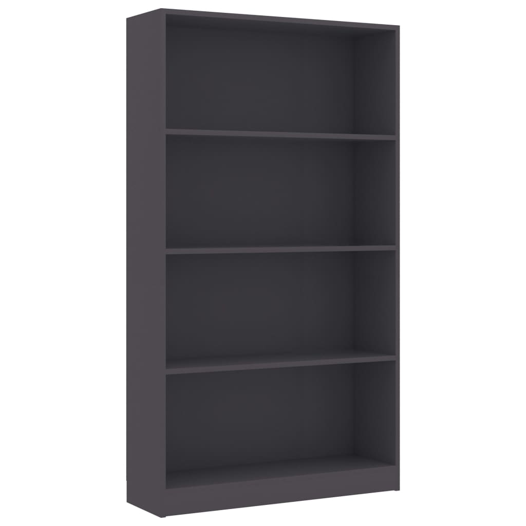 Modern Wooden 4-Tier Open Bookcase Book Storage Cabinet Unit Shelving Wood