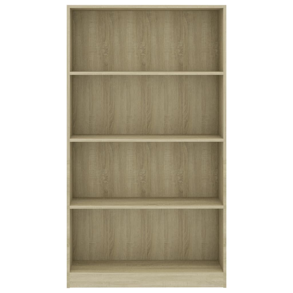 Modern Wooden 4-Tier Open Bookcase Book Storage Cabinet Unit Shelving Wood
