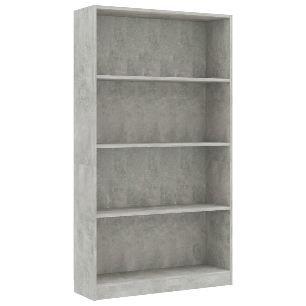 Modern Wooden 4-Tier Open Bookcase Book Storage Cabinet Unit Shelving Wood