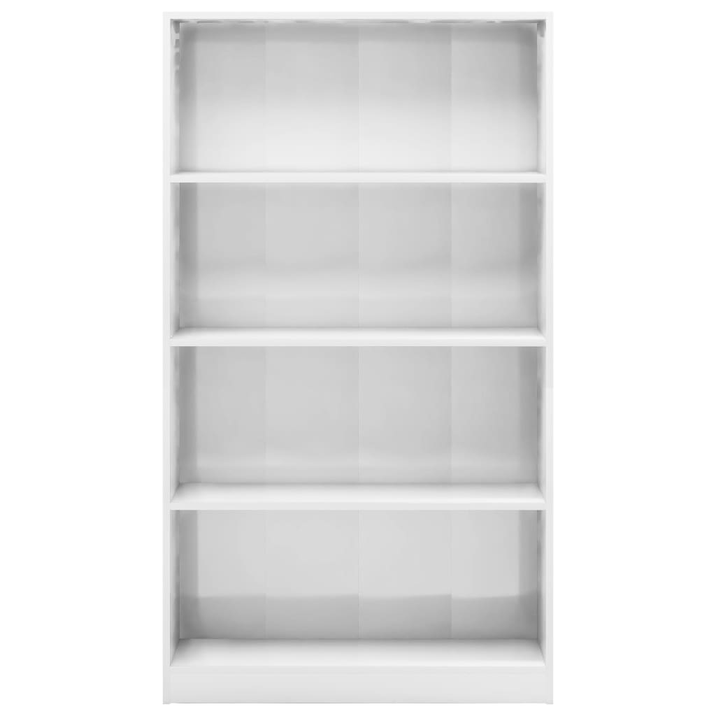 Modern Wooden 4-Tier Open Bookcase Book Storage Cabinet Unit Shelving Wood