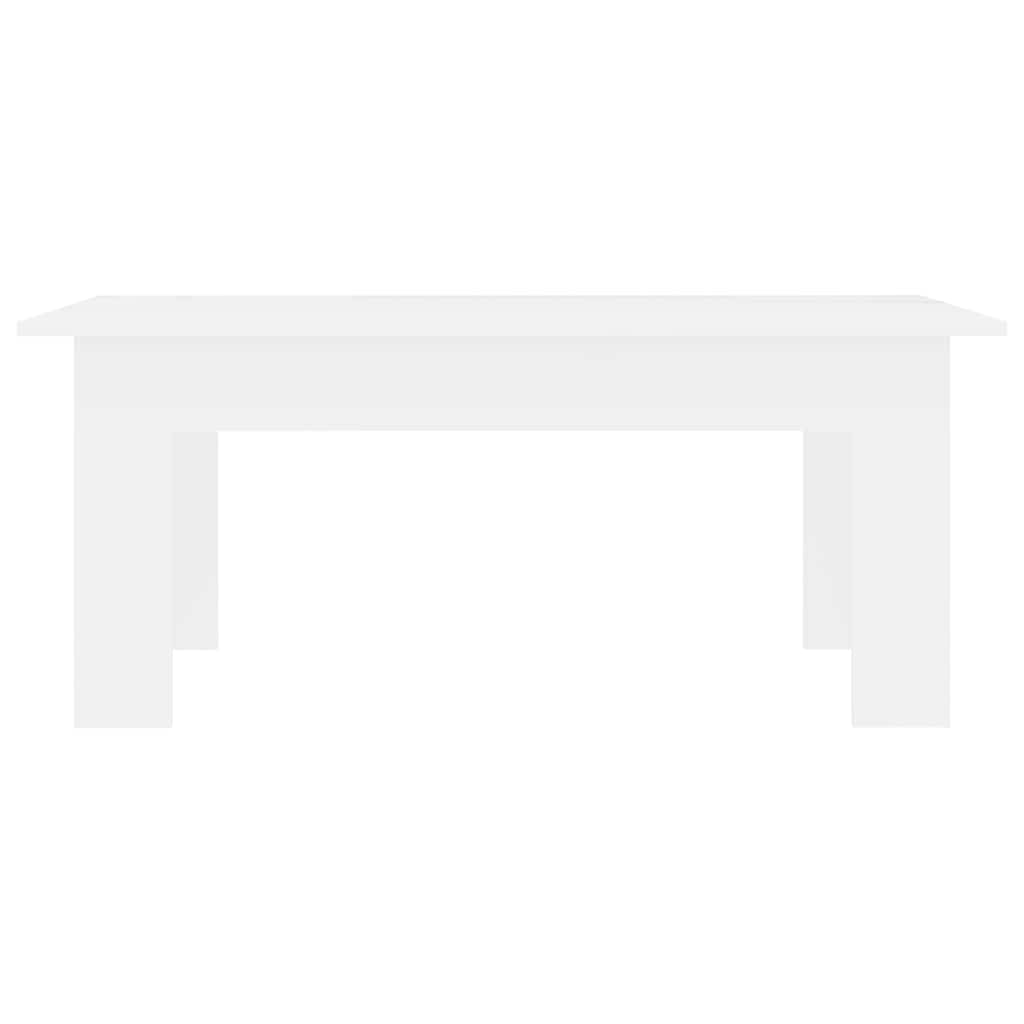 Coffee Table White 100x60x42 cm Engineered Wood