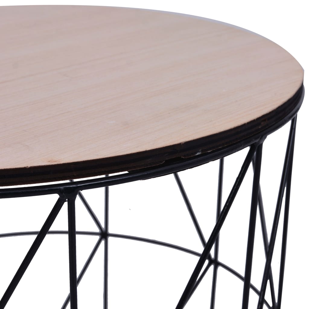 Coffee Table 3 pcs Black