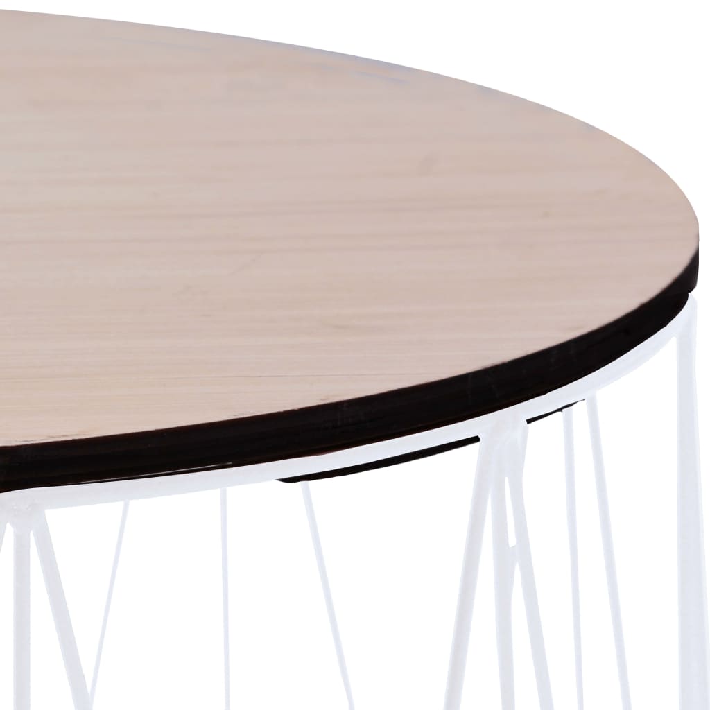 Coffee Table 2 pcs White