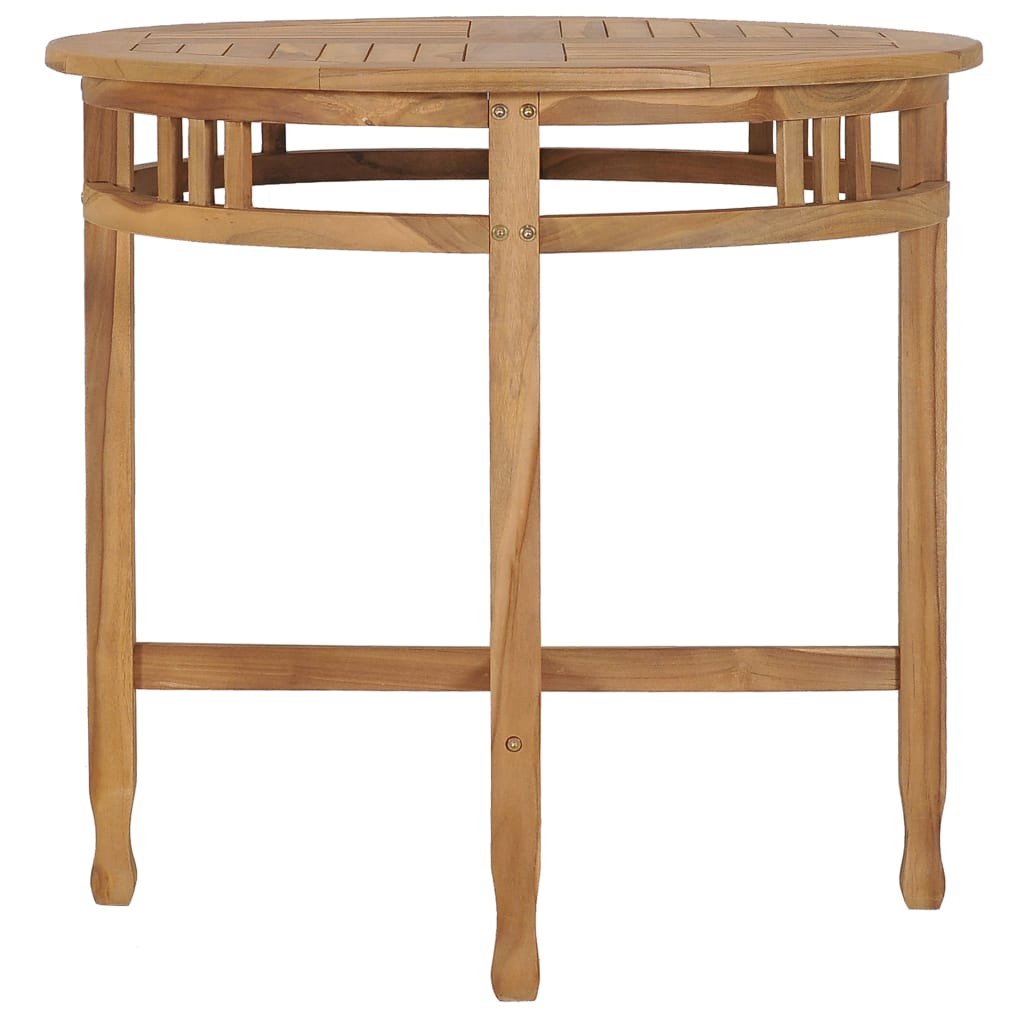Dining Table ? 80 cm Solid Teak Wood