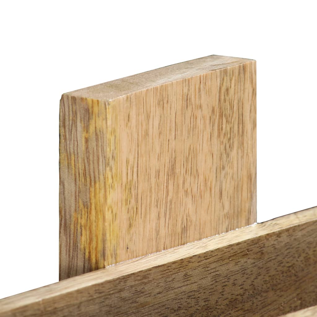 Magazine Wall Rack 30x11x72 cm Solid Mango Wood