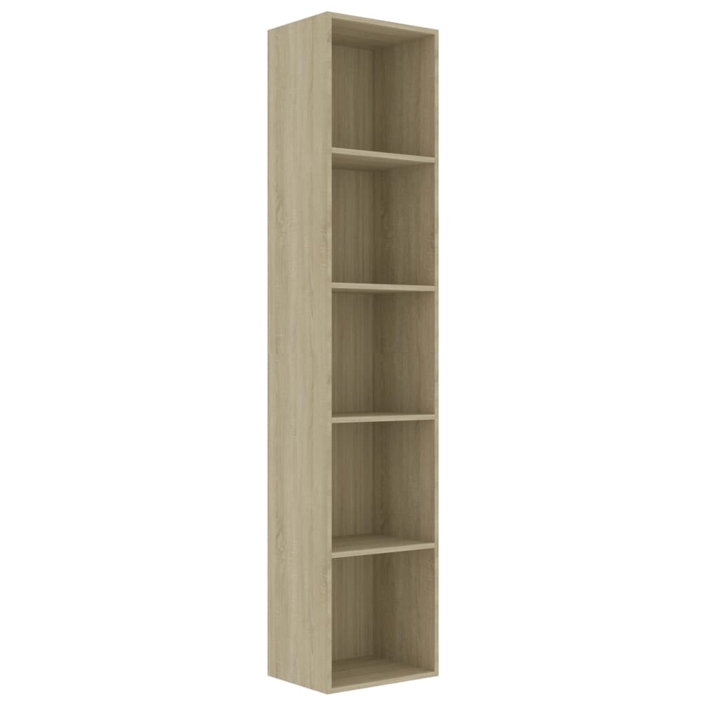 Book Cabinet Sonoma Oak 40x30x189 cm Engineered Wood