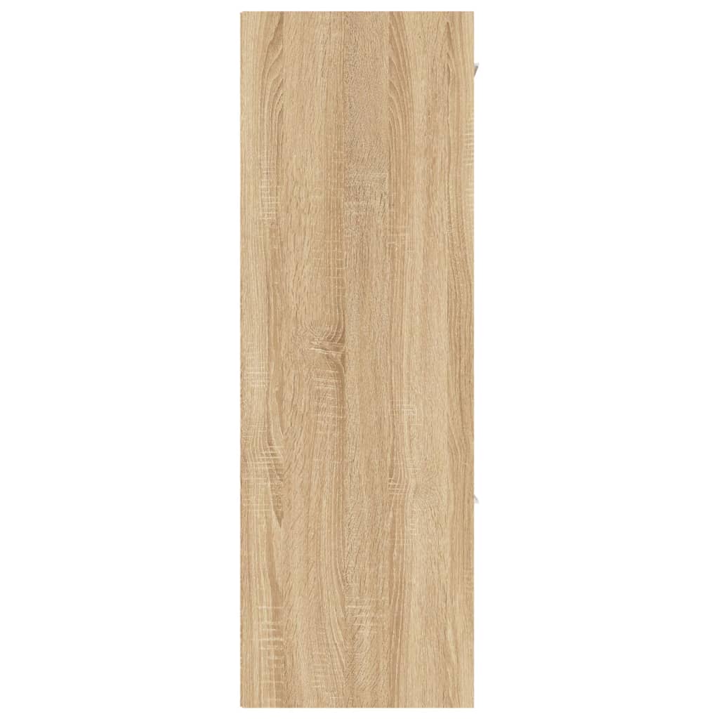 Modern Wooden Home Storage Cabinet Bookcase With 3 Doors & Shelves Wood
