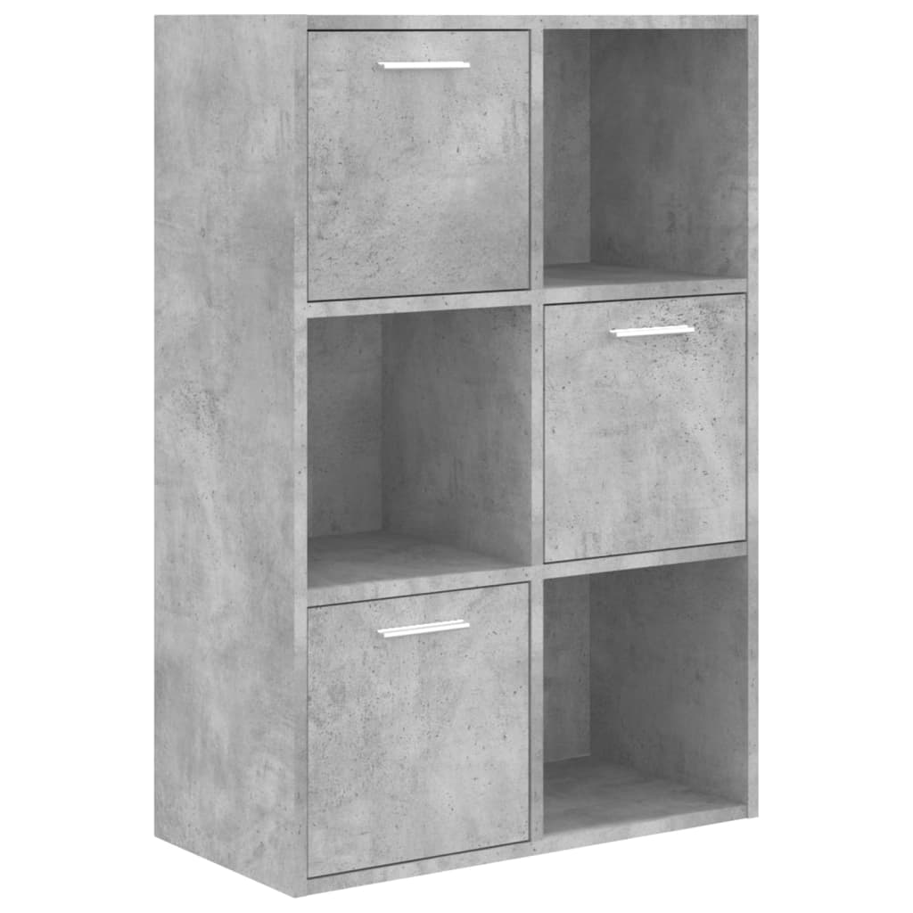 Modern Wooden Home Storage Cabinet Bookcase With 3 Doors & Shelves Wood