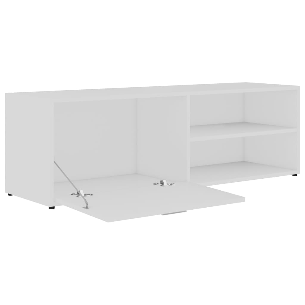 Modern Wooden 47 Inch TV Tele Stand Unit Cabinet With Door & Open Storage