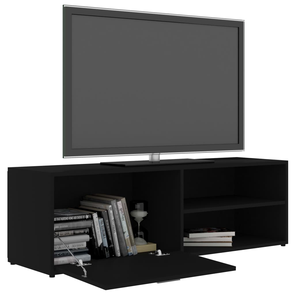 Modern Wooden 47 Inch TV Tele Stand Unit Cabinet With Door & Open Storage