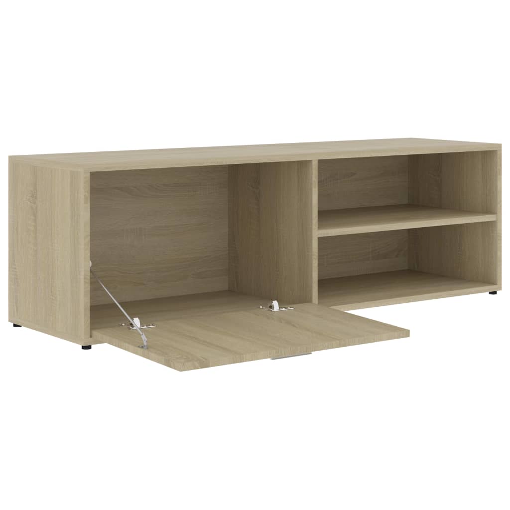 Modern Wooden 47 Inch TV Tele Stand Unit Cabinet With Door & Open Storage