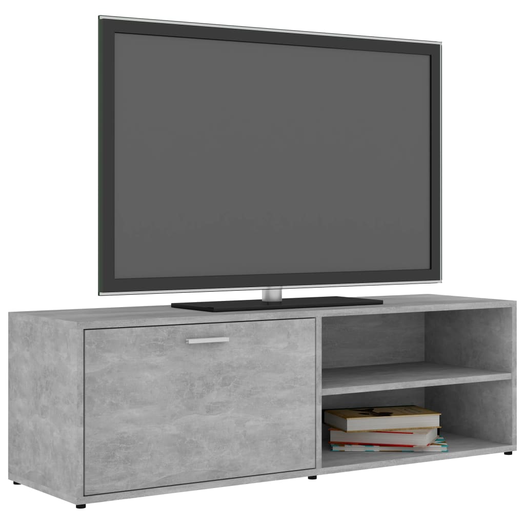 Modern Wooden 47 Inch TV Tele Stand Unit Cabinet With Door & Open Storage