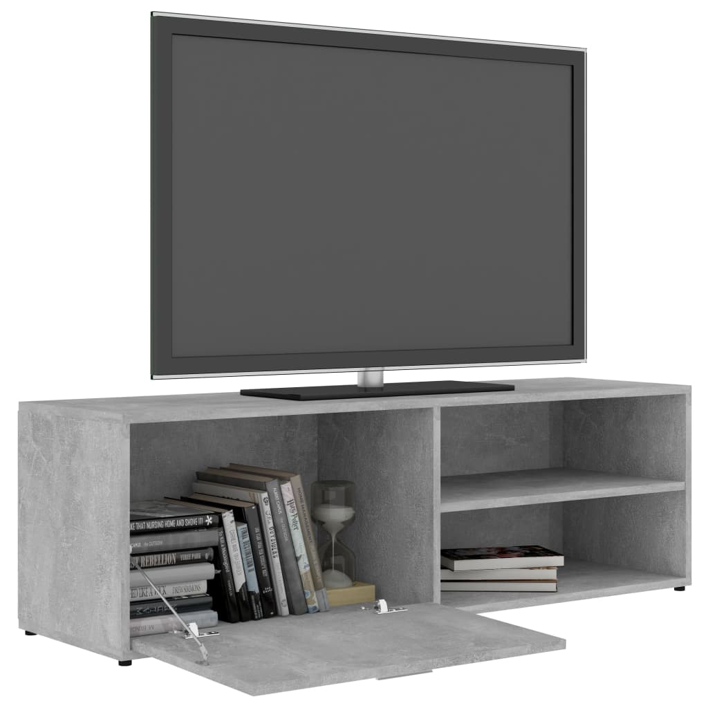 Modern Wooden 47 Inch TV Tele Stand Unit Cabinet With Door & Open Storage