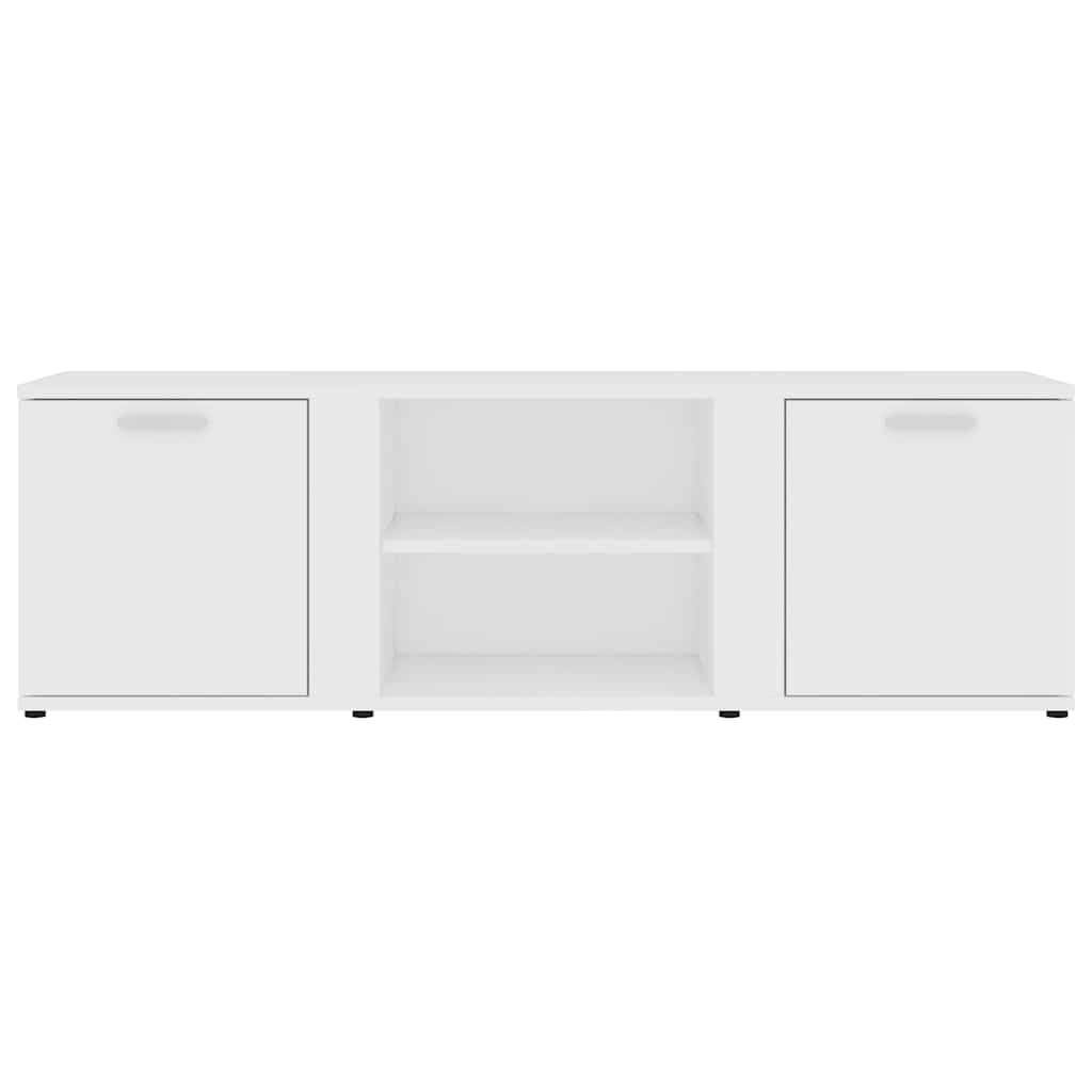 TV Cabinet White 120x34x37 cm Engineered Wood