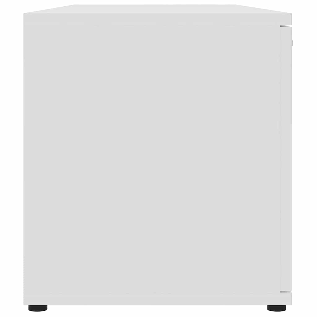 TV Cabinet White 120x34x37 cm Engineered Wood