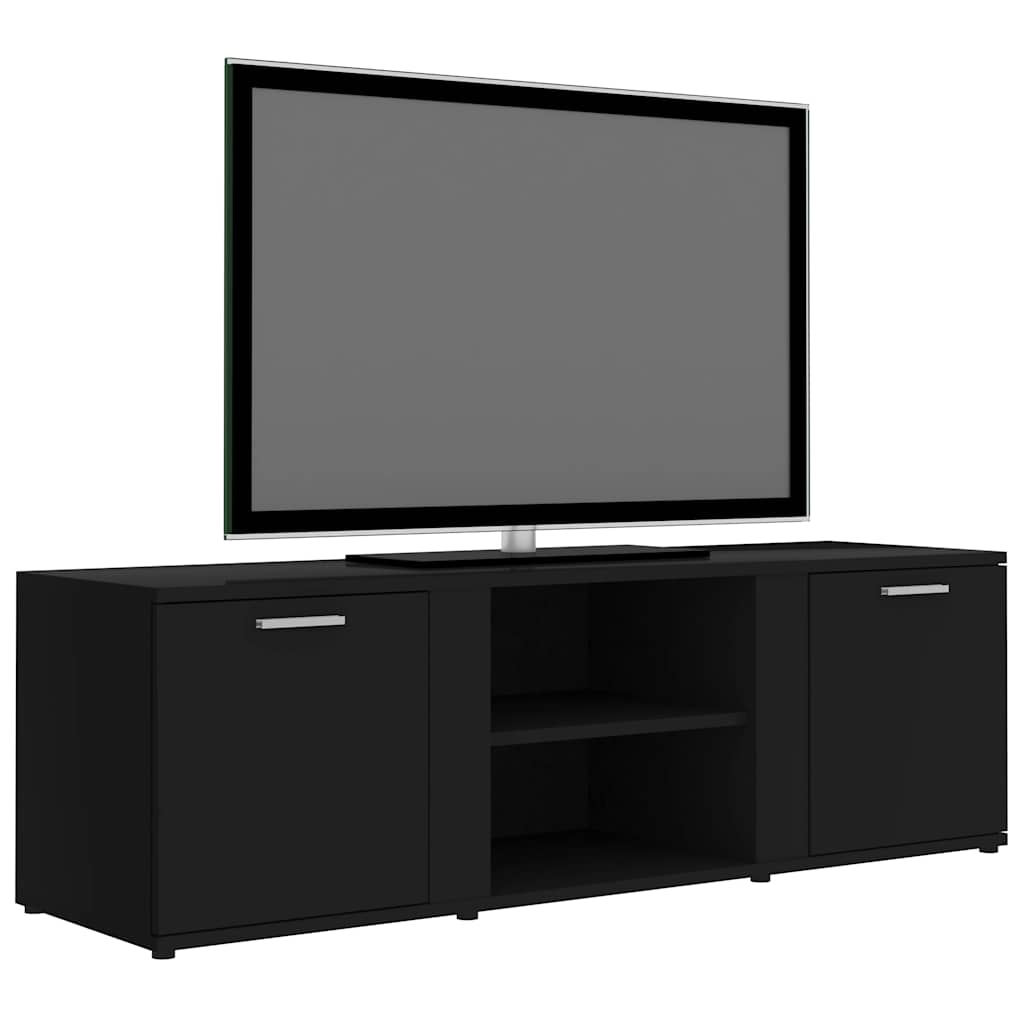 TV Cabinet Black 120x34x37 cm Engineered Wood