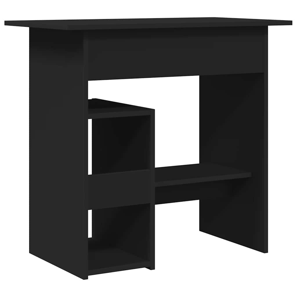 Modern Wooden Home Office Computer Desk Table With Keyboard Tray Storage