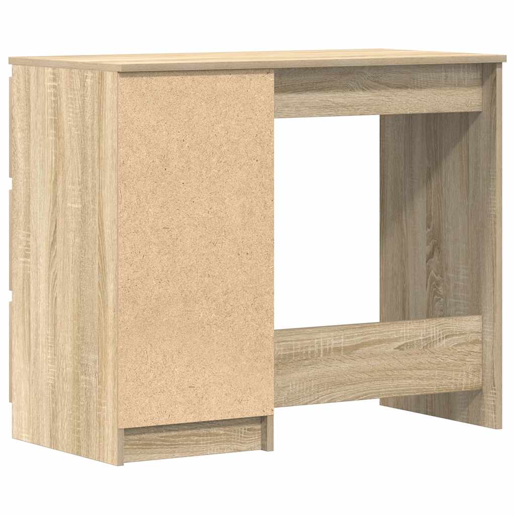Modern Wooden Home Office Computer Desk Table With 3 Storage Drawers