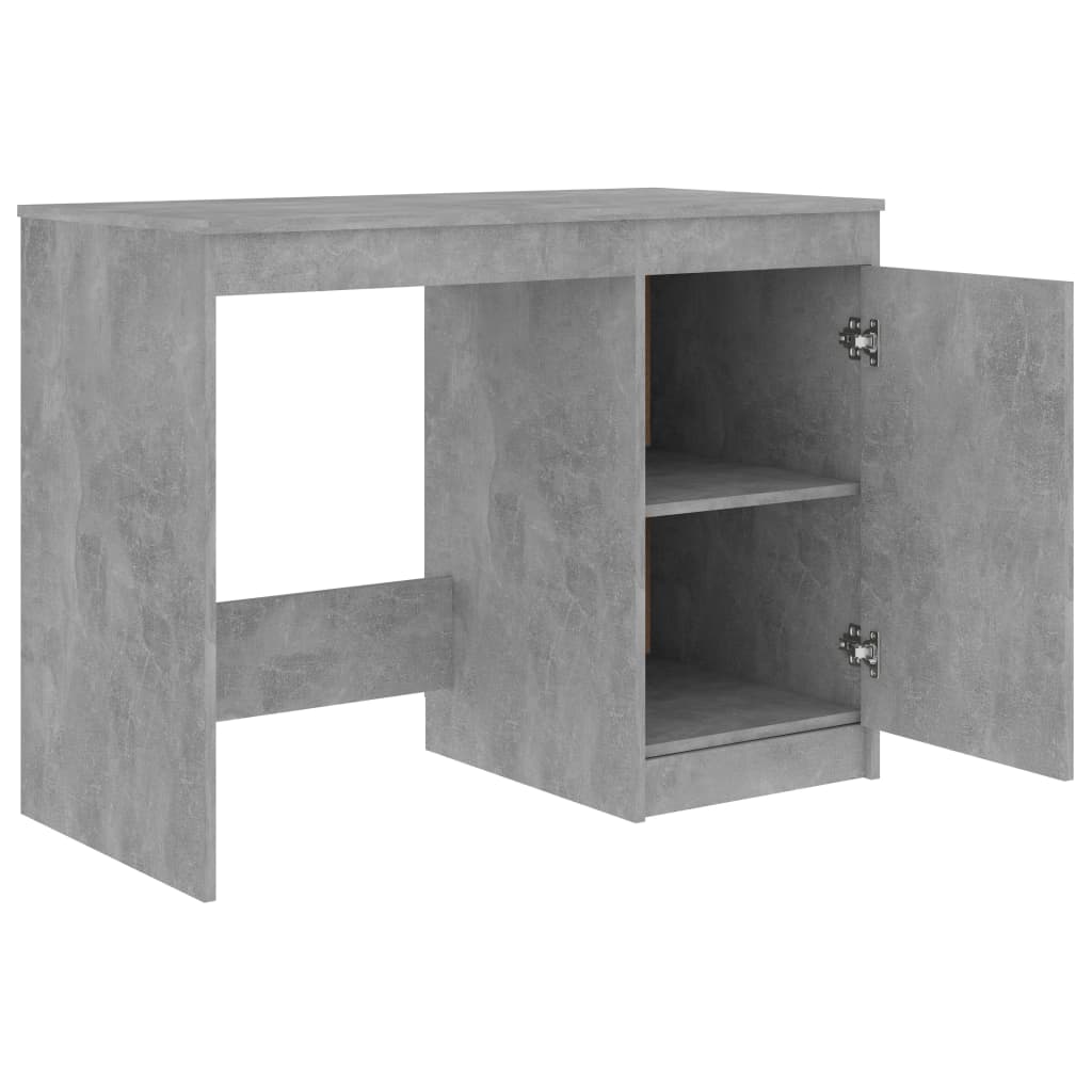 Modern Wooden Home Office Computer Desk Table With Storage Cupboard Wood