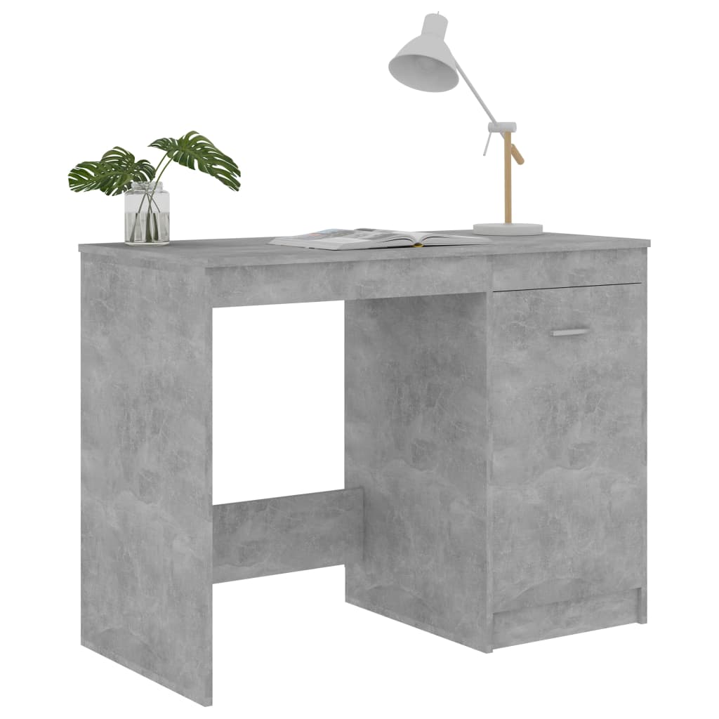 Modern Wooden Home Office Computer Desk Table With Storage Cupboard Wood