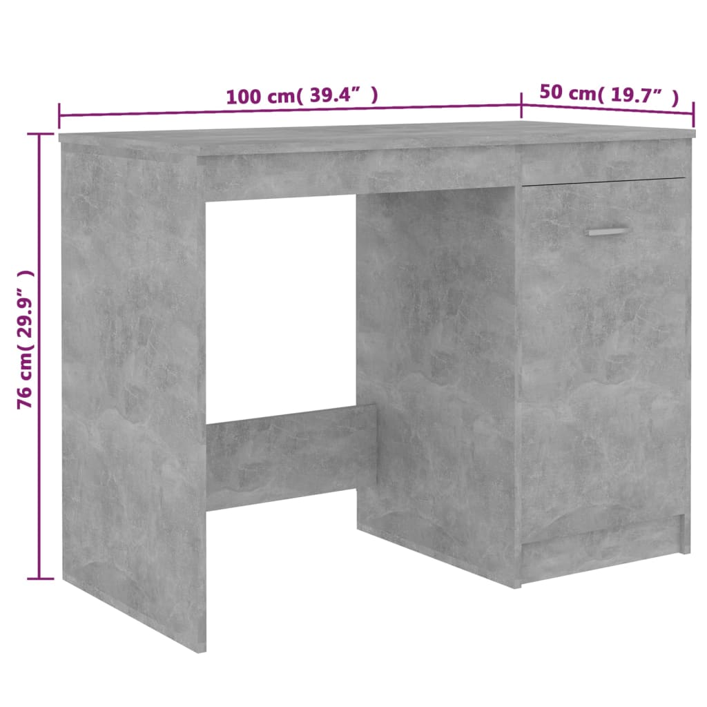 Modern Wooden Home Office Computer Desk Table With Storage Cupboard Wood