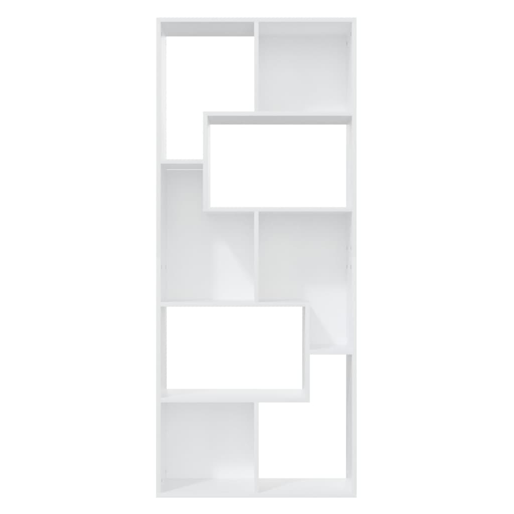 Modern Wooden Tall Open Bookcase Book Storage Cabinet Shelving Storage Display