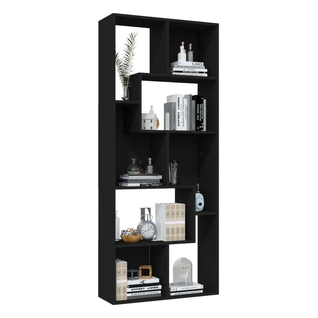 Modern Wooden Tall Open Bookcase Book Storage Cabinet Shelving Storage Display