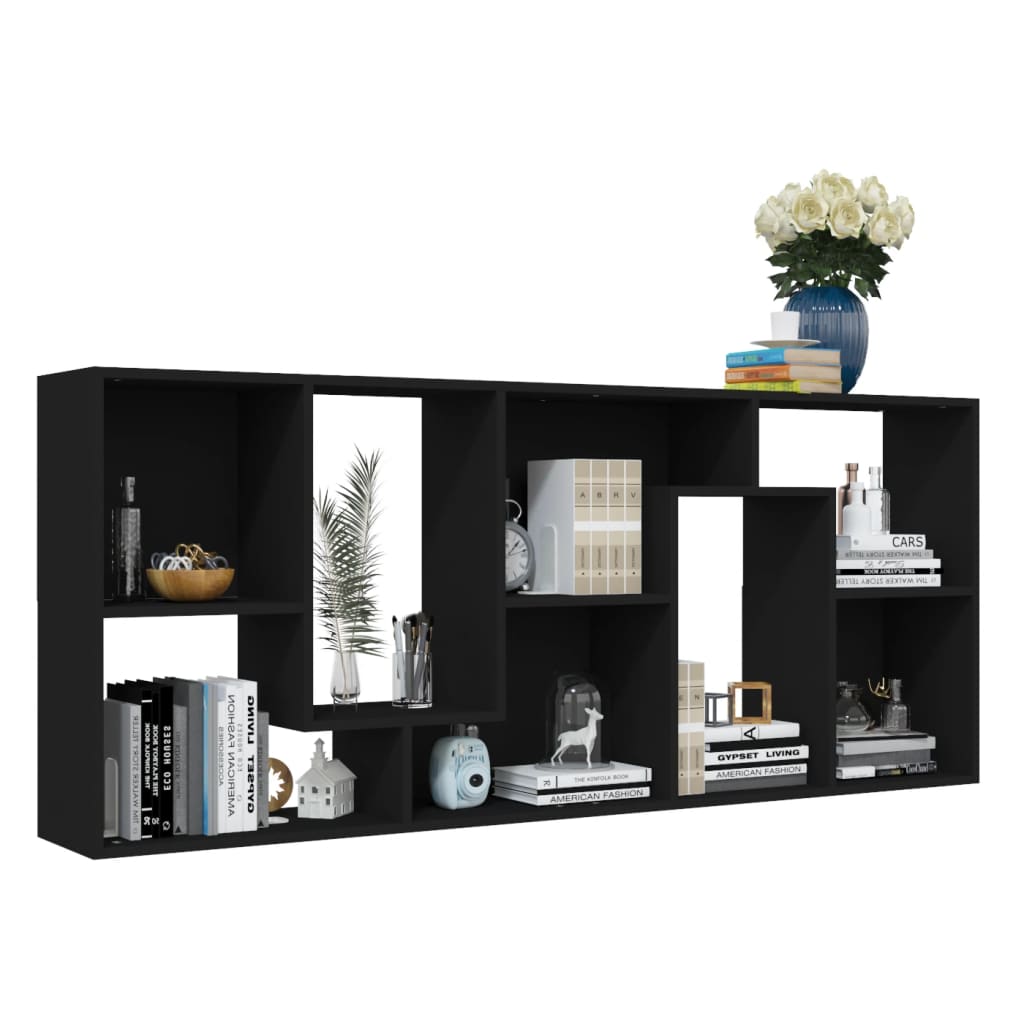 Modern Wooden Tall Open Bookcase Book Storage Cabinet Shelving Storage Display