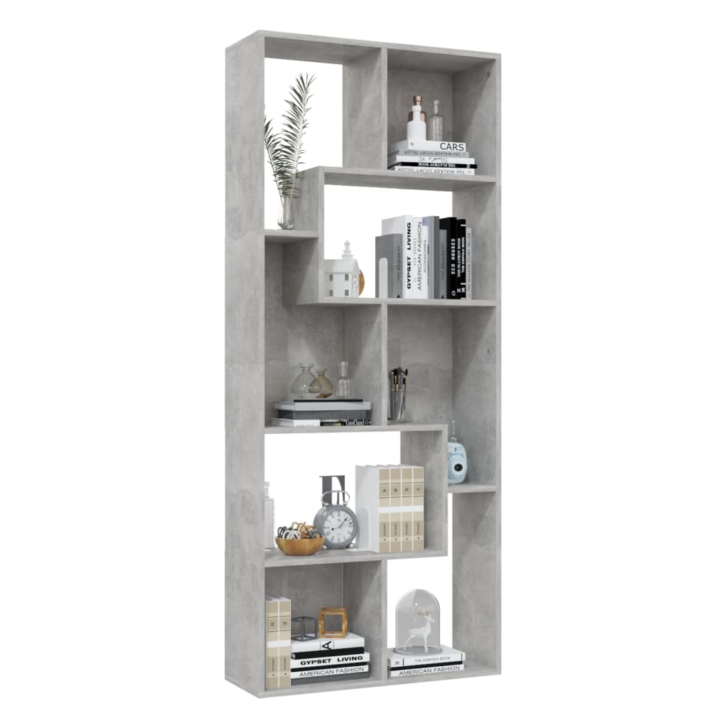 Modern Wooden Tall Open Bookcase Book Storage Cabinet Shelving Storage Display