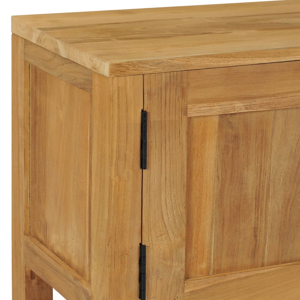 TV Cabinet 120x32x45 cm Solid Teak Wood