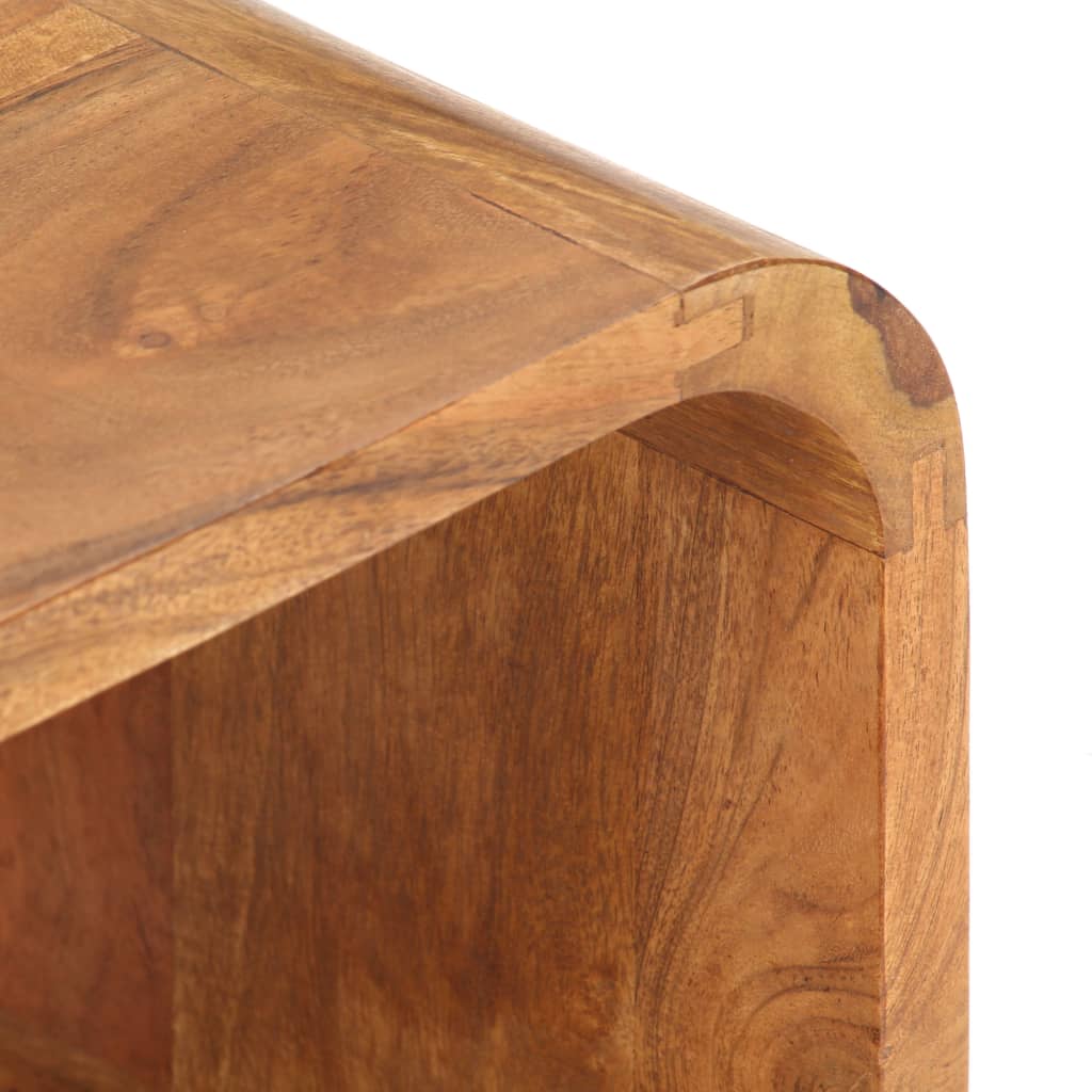 Side Tables 3 pcs Solid Acacia Wood Honey Finish
