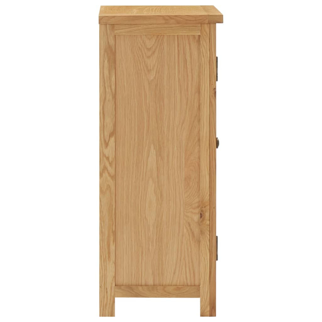 Cupboard 45x32x85 cm Solid Oak Wood