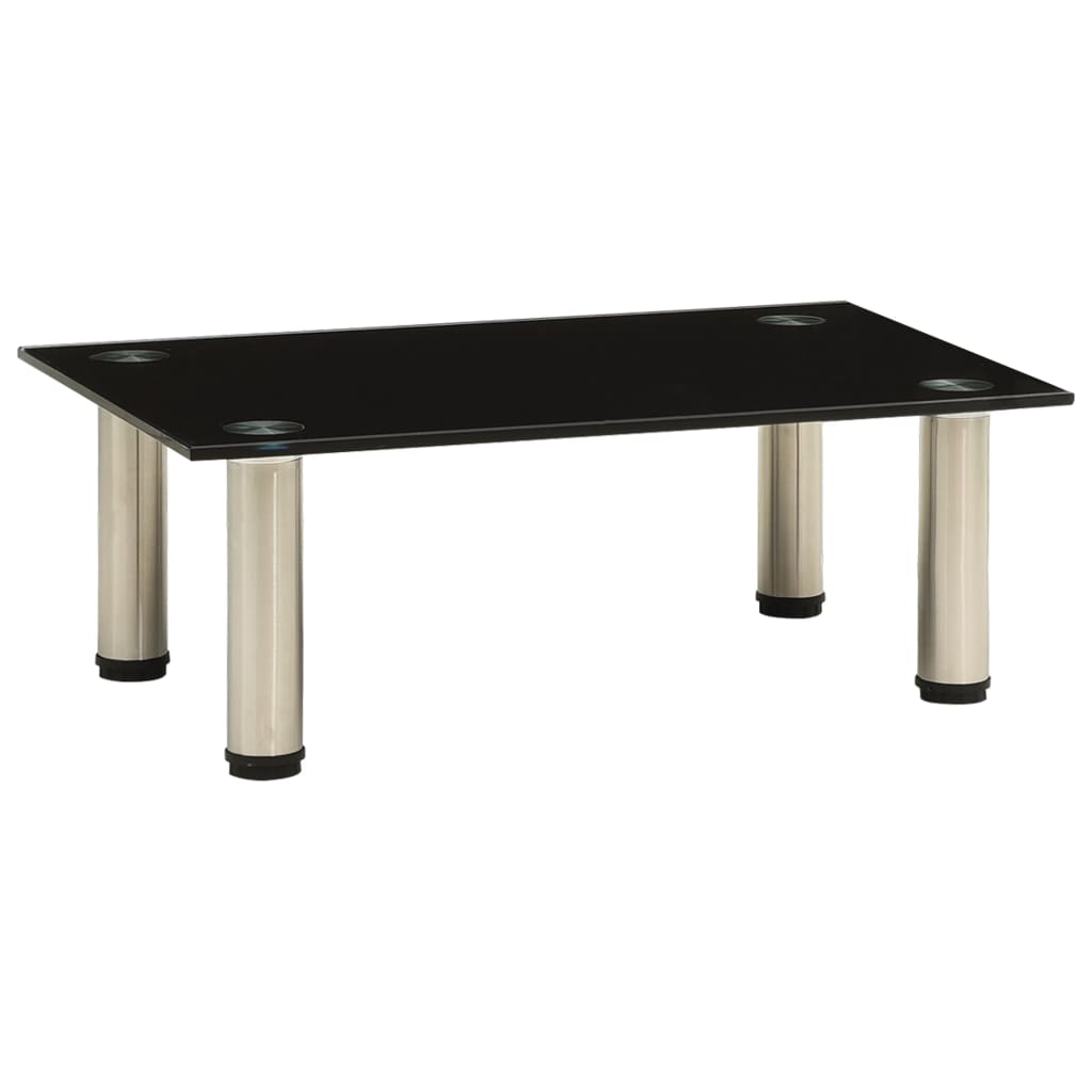 Tv Stand 60X35X17 Cm Tempered Glass