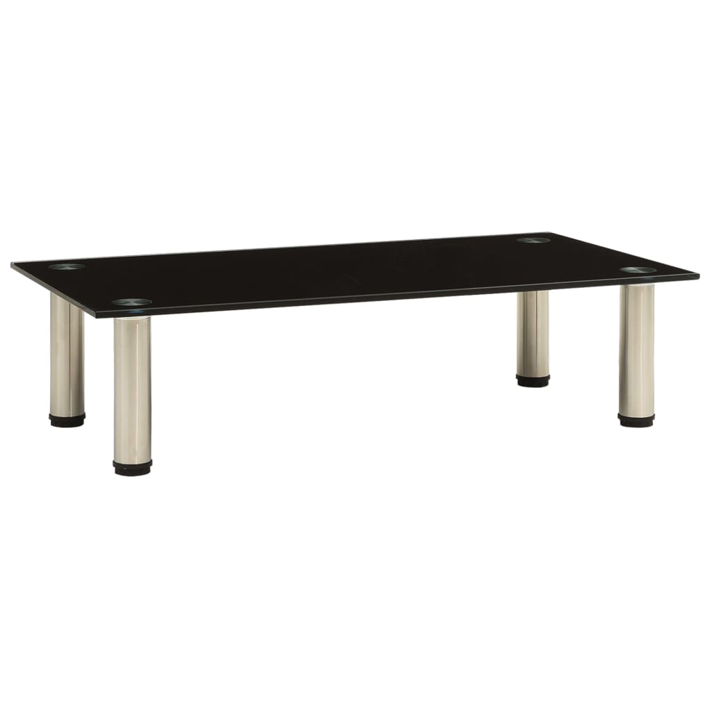 Tv Stand 60X35X17 Cm Tempered Glass