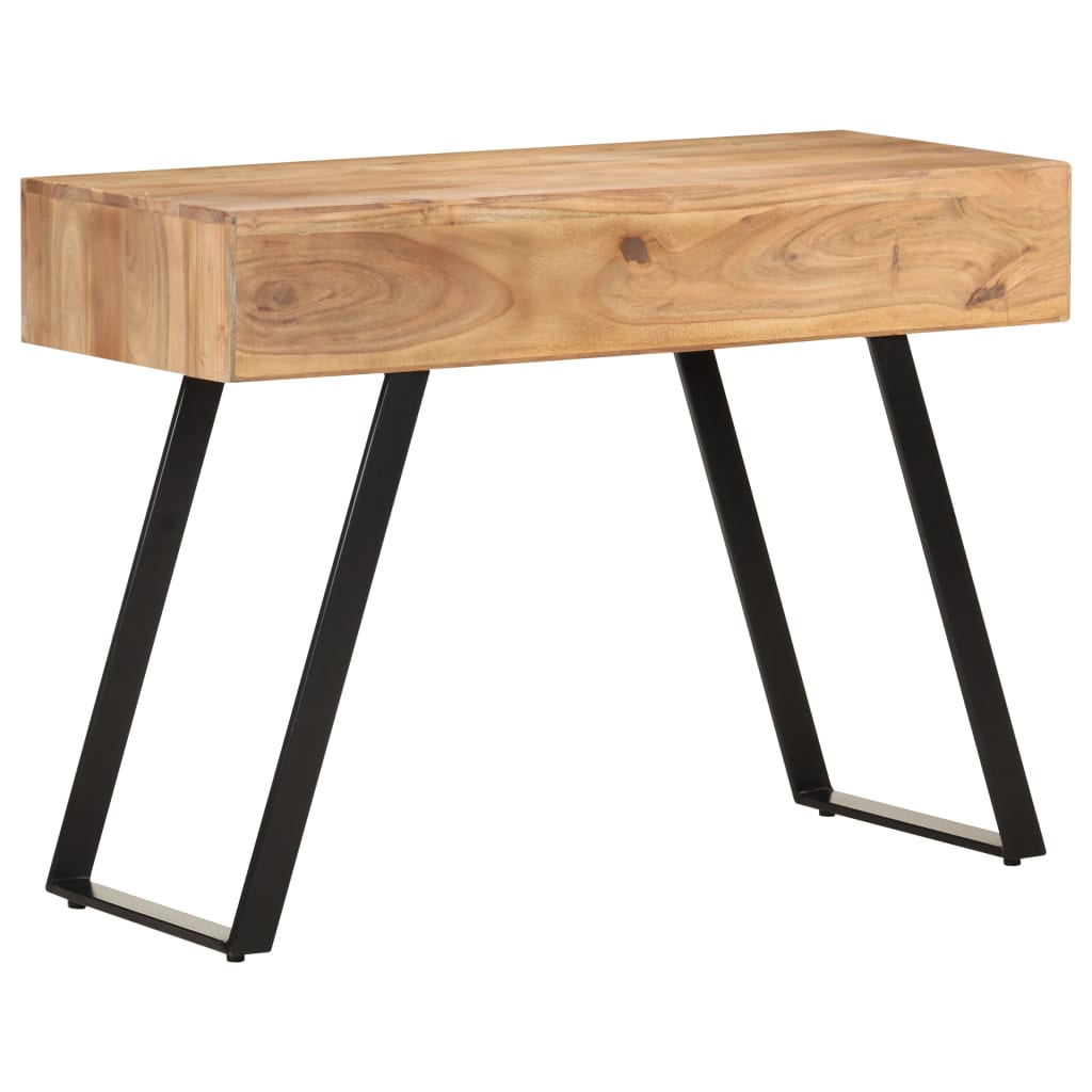 Desk 107x45x79 cm Solid Acacia Wood with Live Edges
