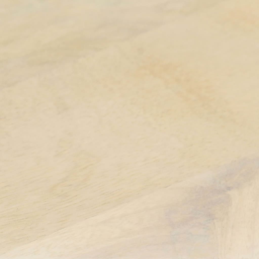 Coffee Table White 68x68x30 cm Solid Mango Wood