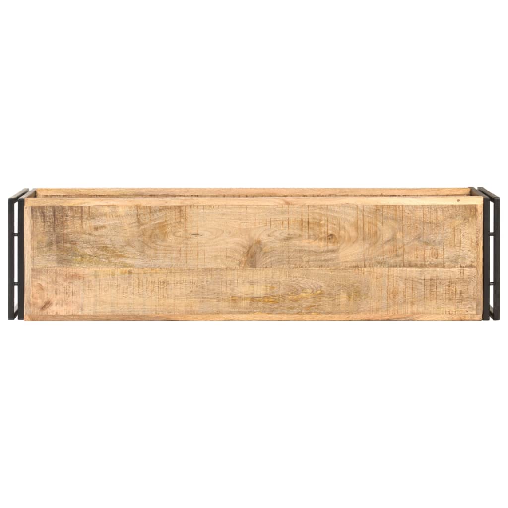 TV Cabinet 120x30x40 cm Rough Mango Wood